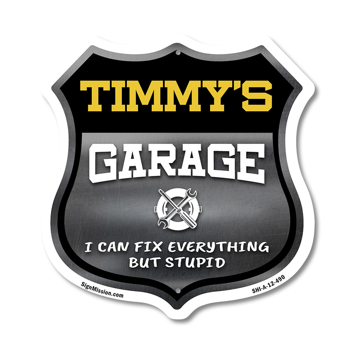 Timmy's Garage I Can Fix Everything But Stupid