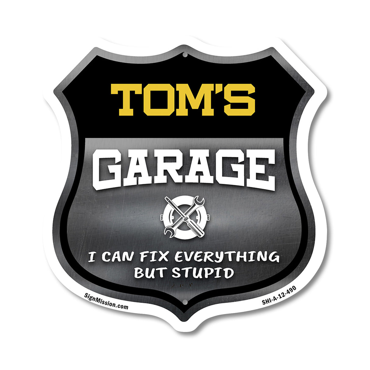 Tom's Garage I Can Fix Everything But Stupid