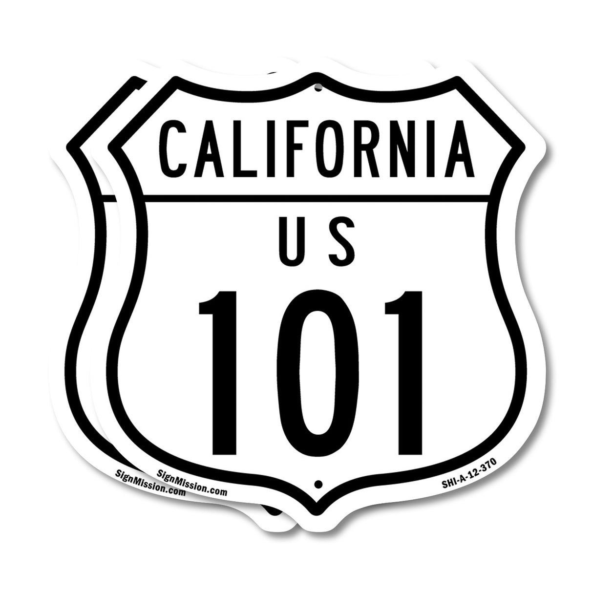 California Route Marker Shield Sign Us 101