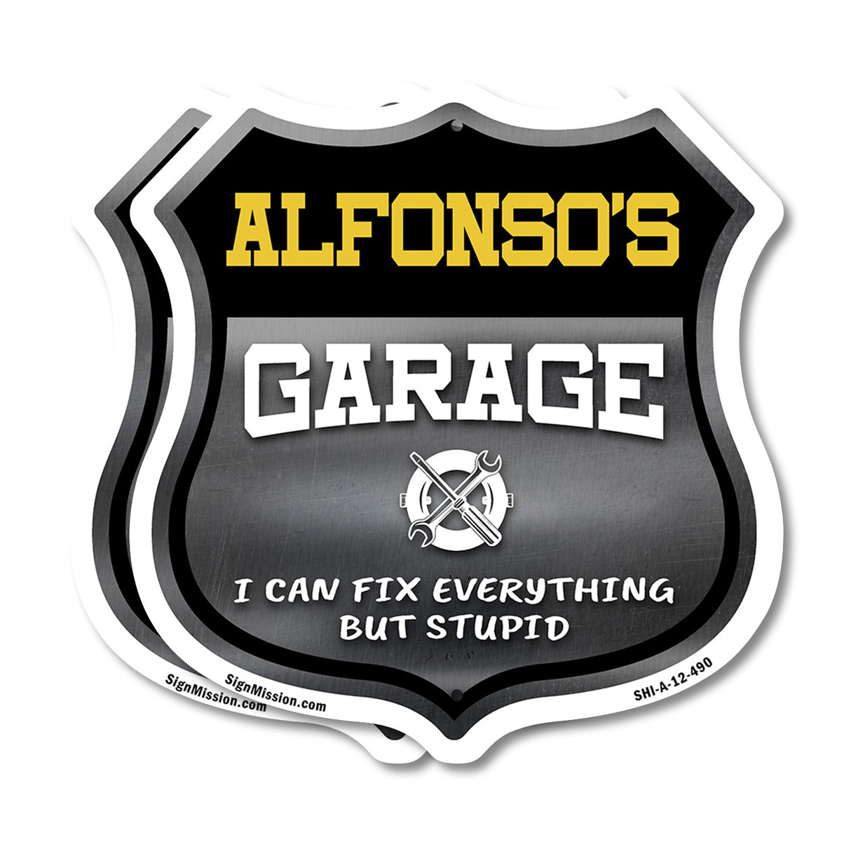 Alfonso's Garage I Can Fix Everything But Stupid