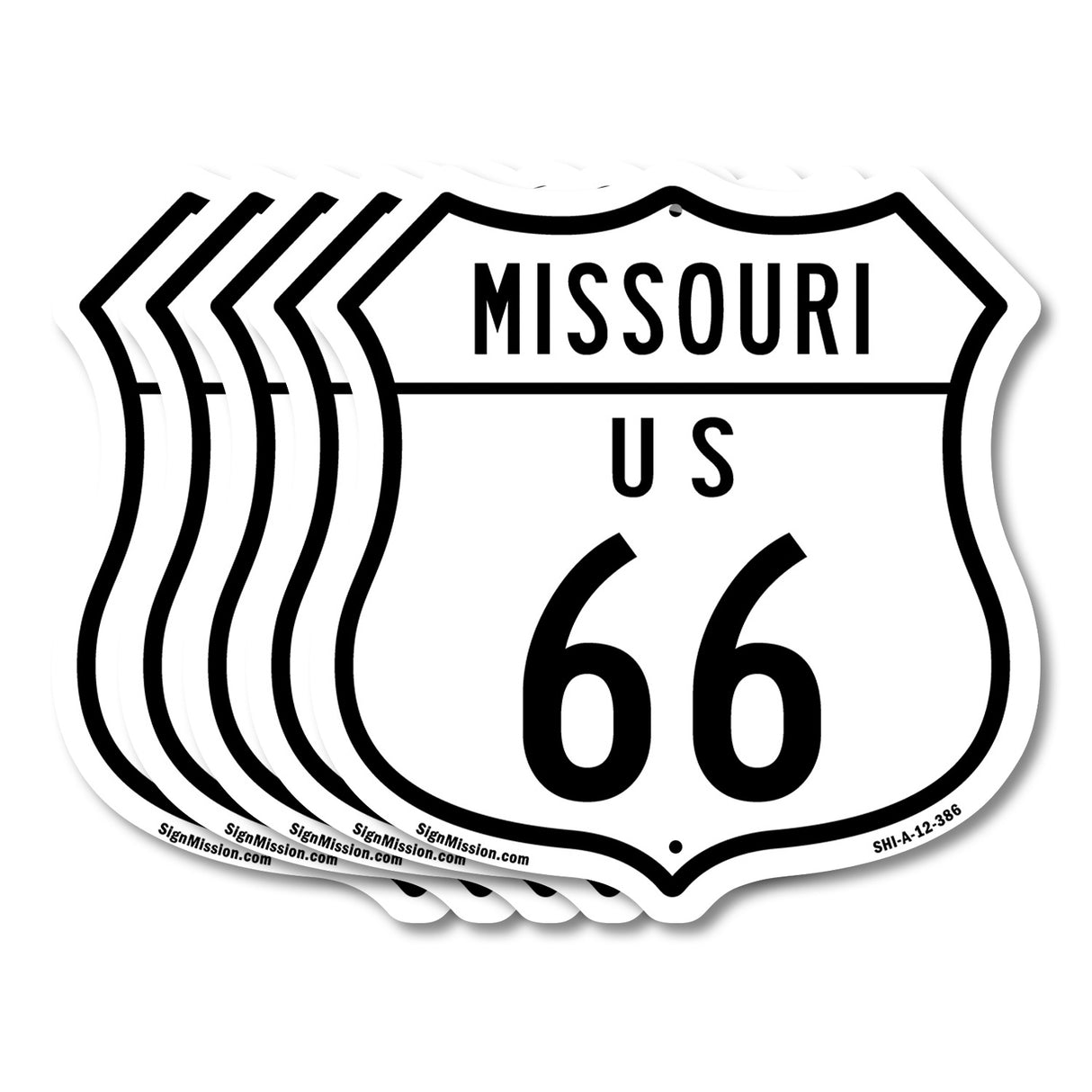 Missouri Route Marker Shield Sign Us 66