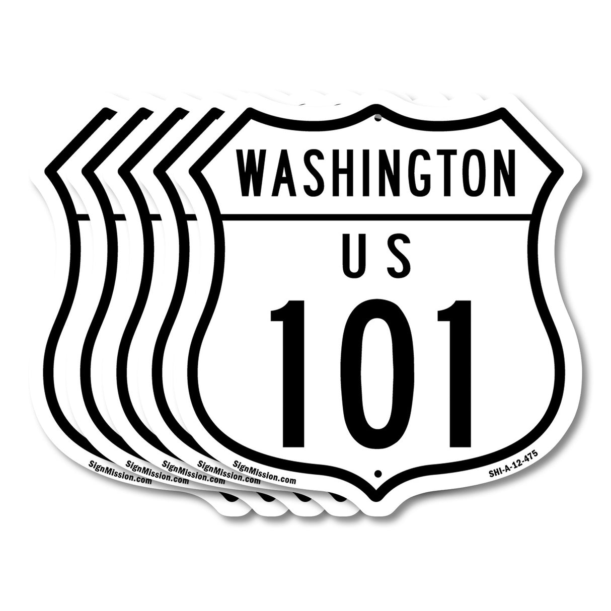 Washington Route Marker Shield Sign Us 101