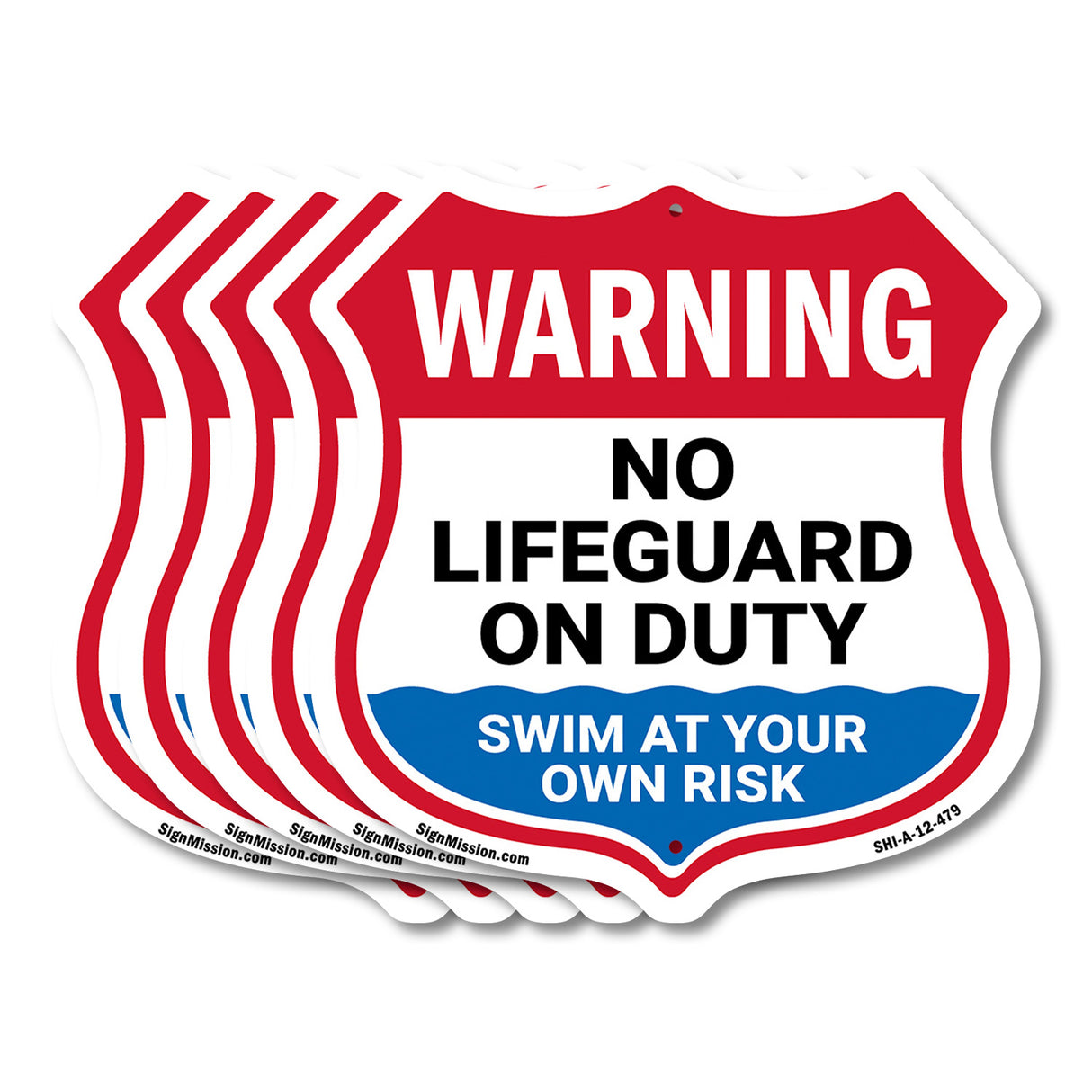 Warning No Lifeguard On Duty