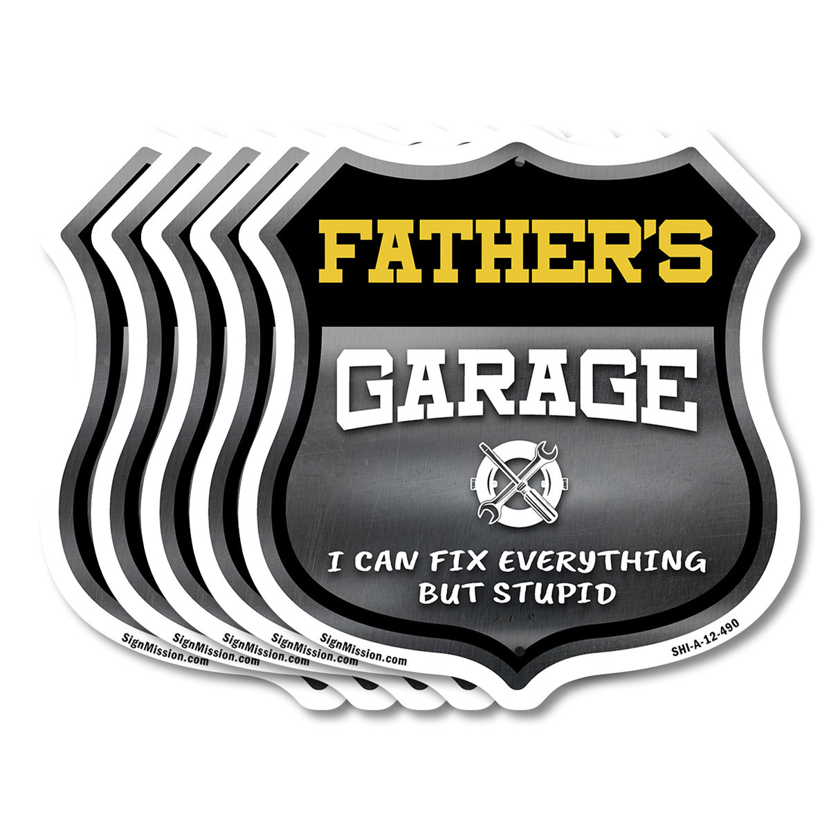Father's Garage I Can Fix Everything But Stupid