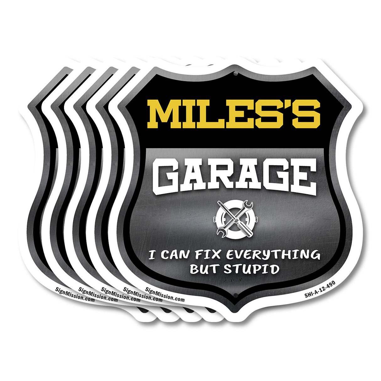 Miles's Garage I Can Fix Everything But Stupid