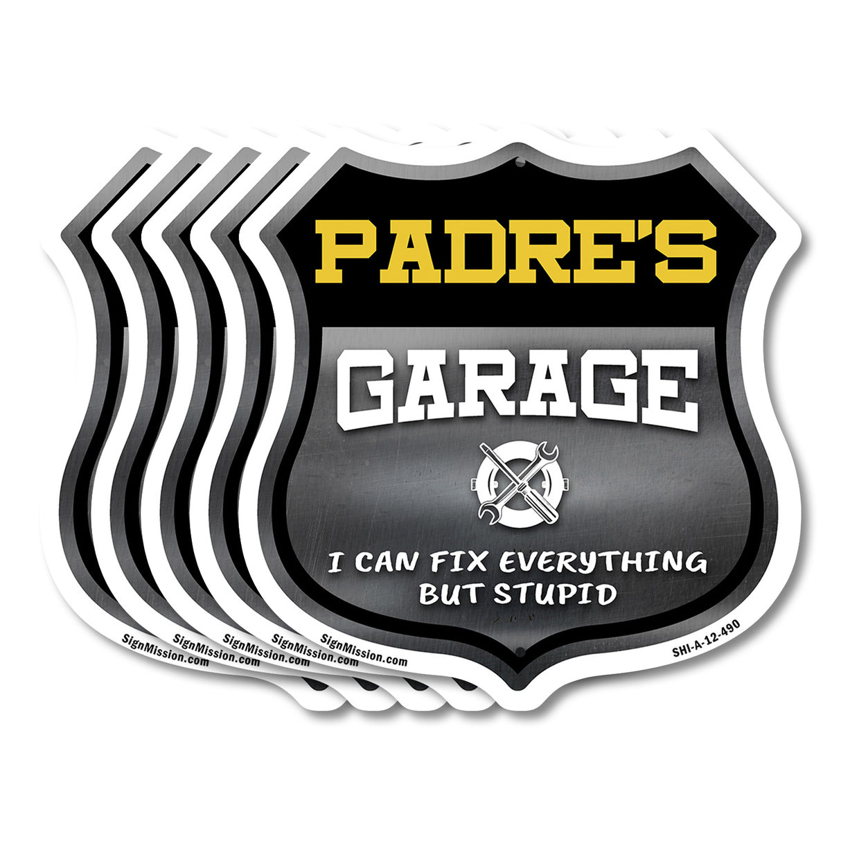 Padre's Garage I Can Fix Everything But Stupid