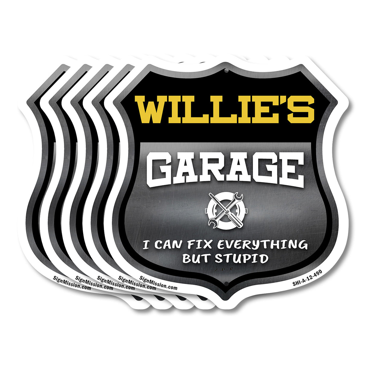 Willie's Garage I Can Fix Everything But Stupid