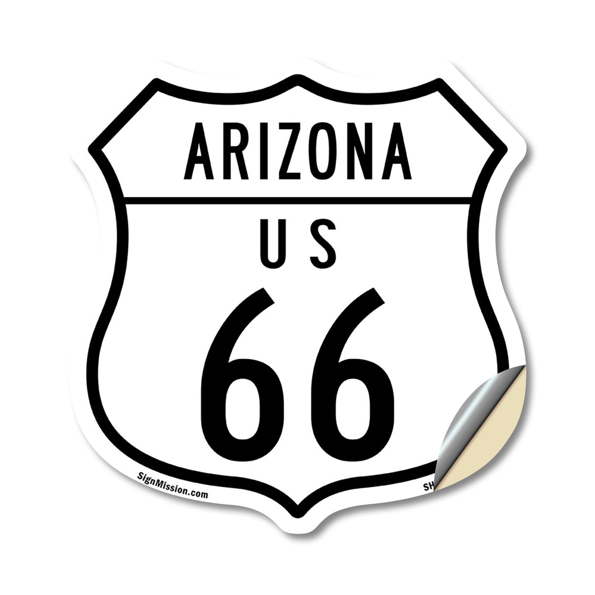 Arizona Route Marker Shield Sign Us 66