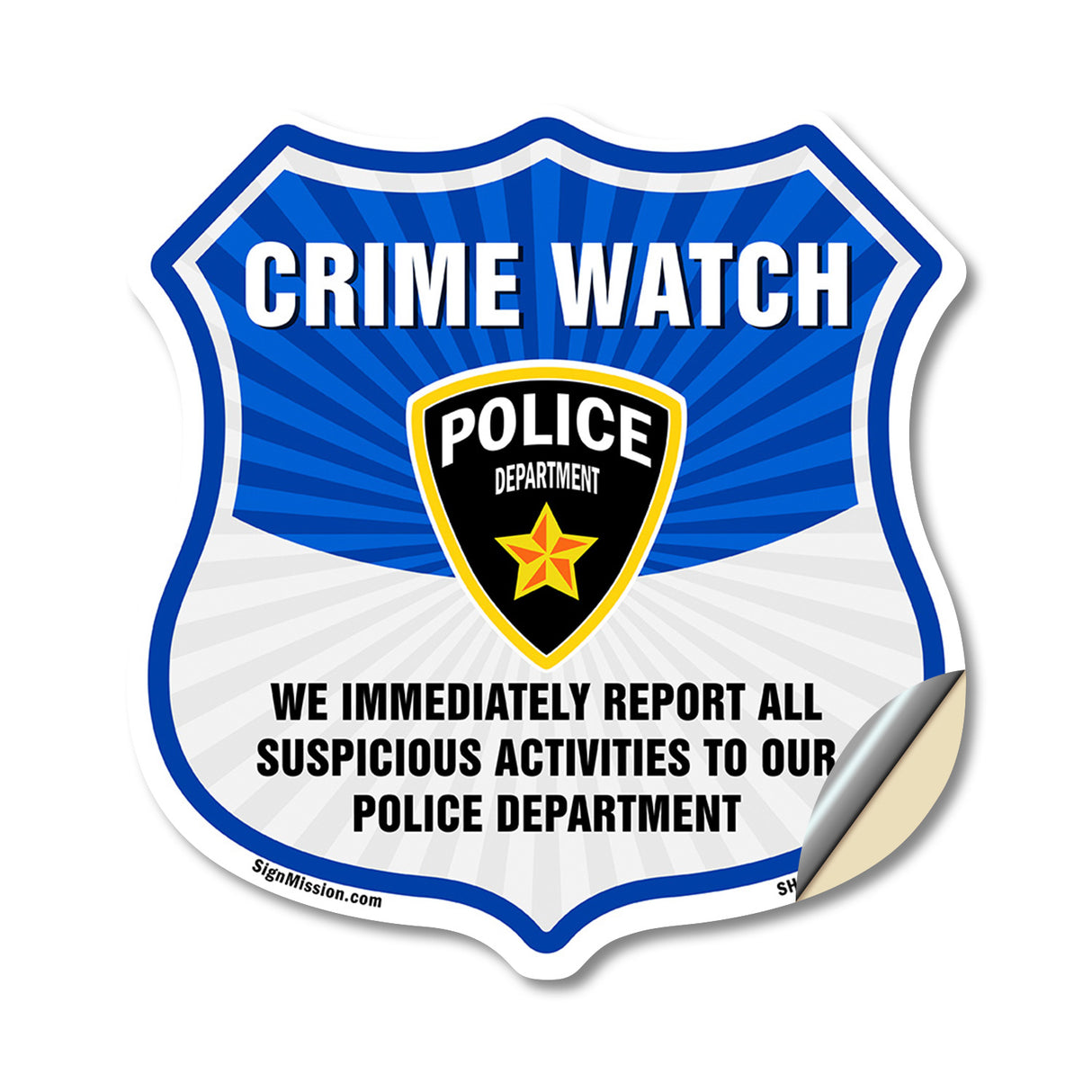 Neighborhood Crime Watch We Immediately Report All Suspicious Activities To Our Police Department