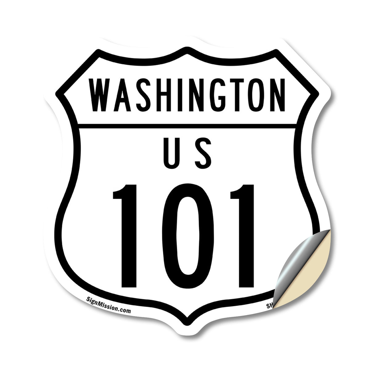 Washington Route Marker Shield Sign Us 101