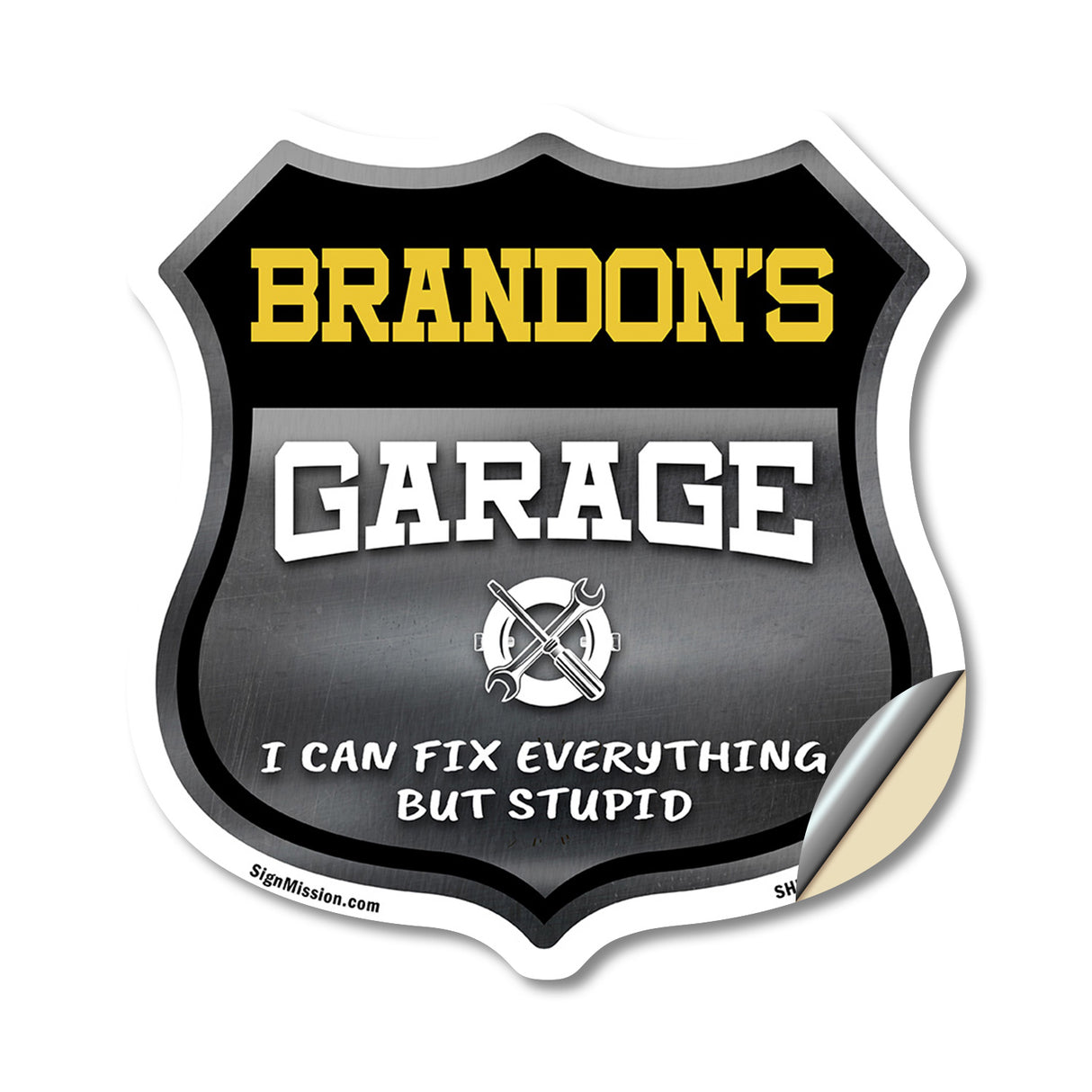 Brandon's Garage I Can Fix Everything But Stupid