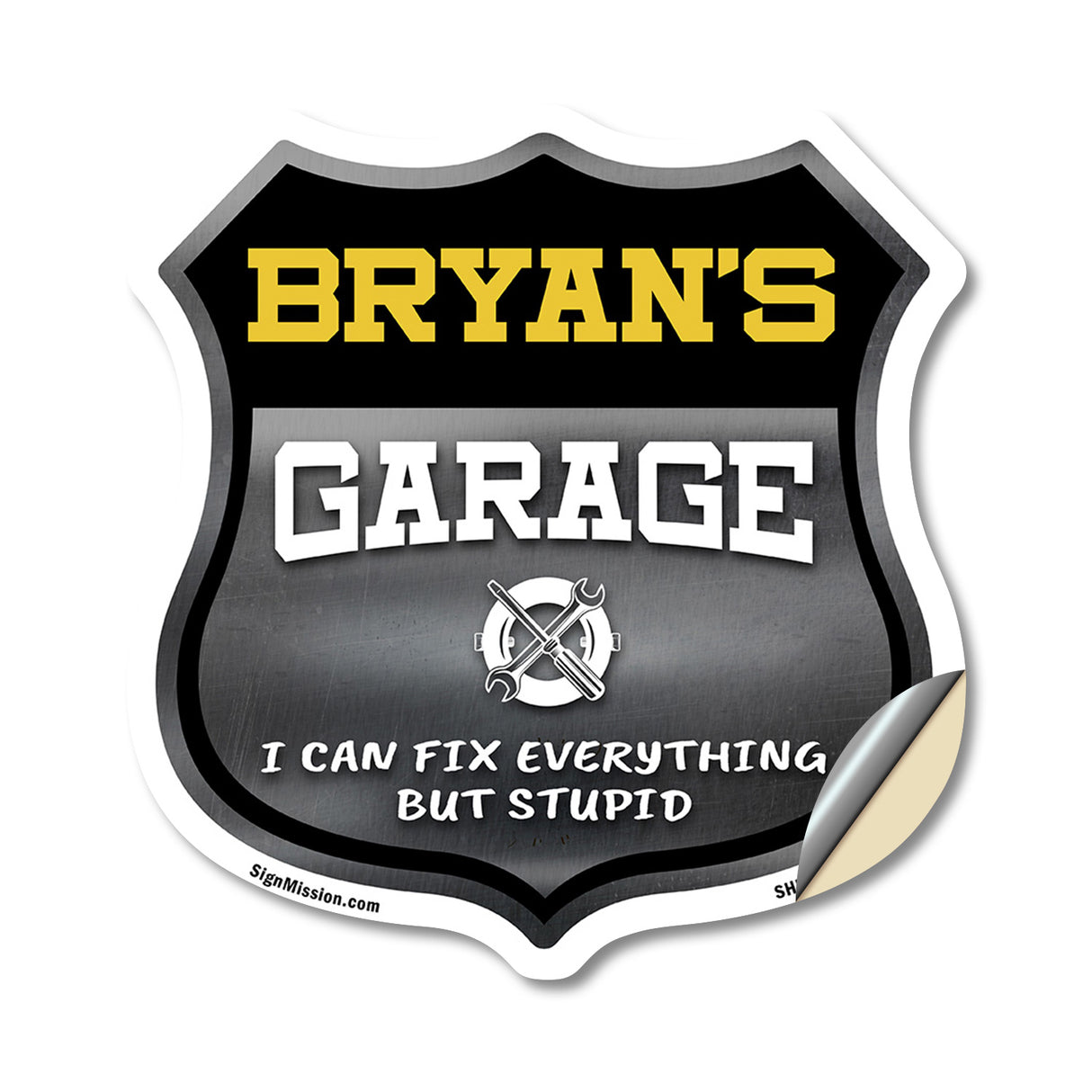 Bryan's Garage I Can Fix Everything But Stupid