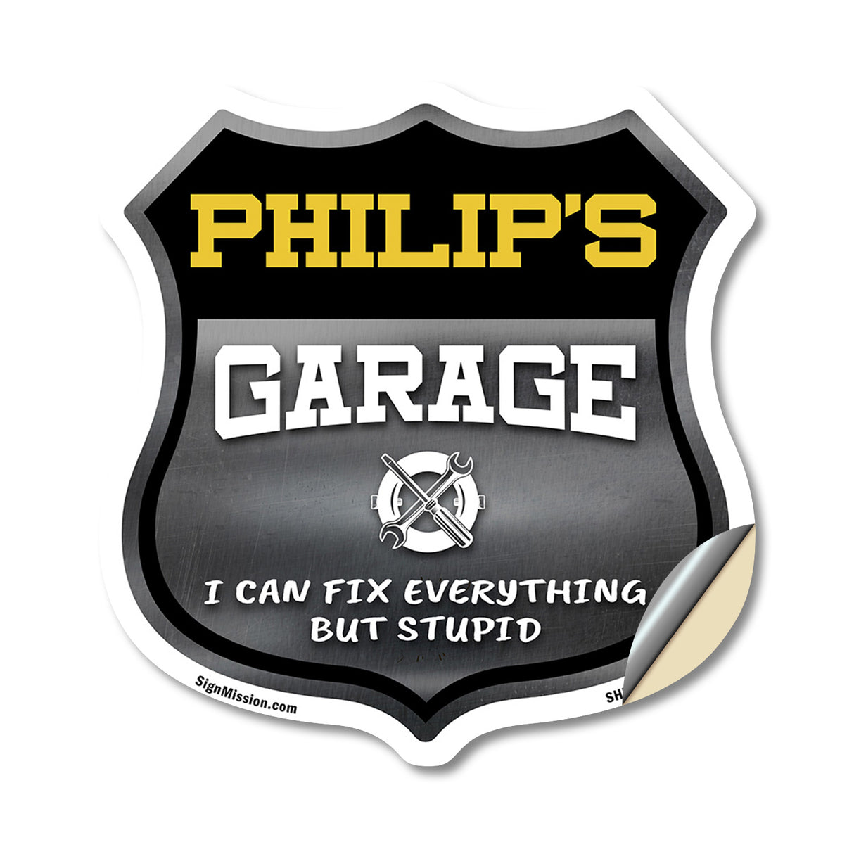 Philip's Garage I Can Fix Everything But Stupid
