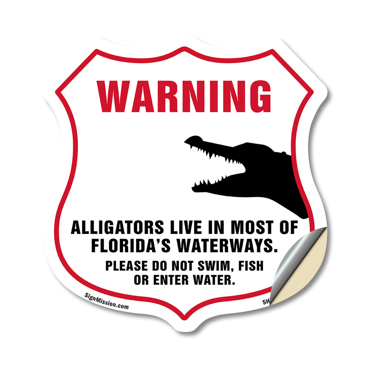 Alligator Warning Warning Alligators Live In Most Of Florida's Waterways. Please Do Not Swim Fish Or Enter Water