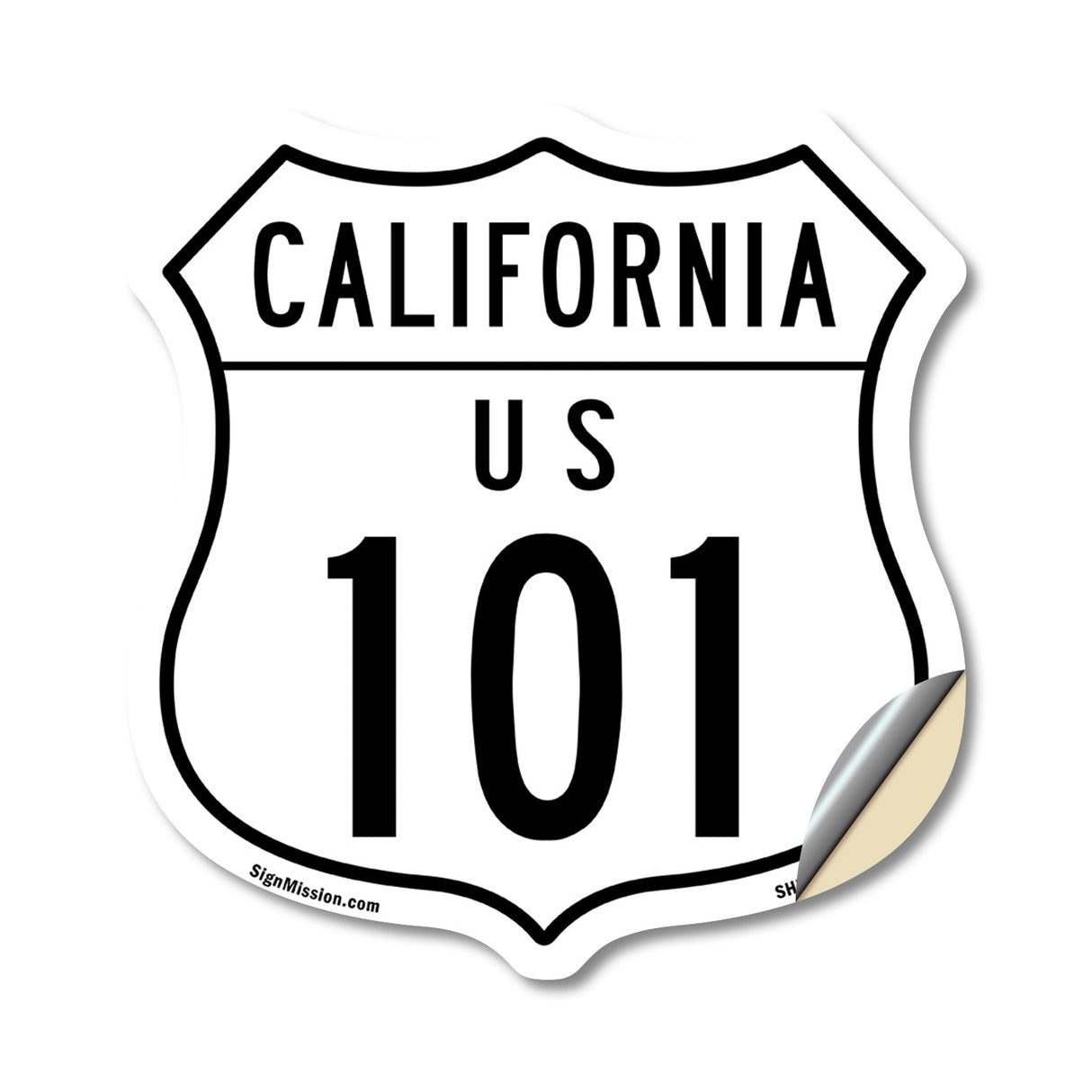 California Route Marker Shield Sign Us 101