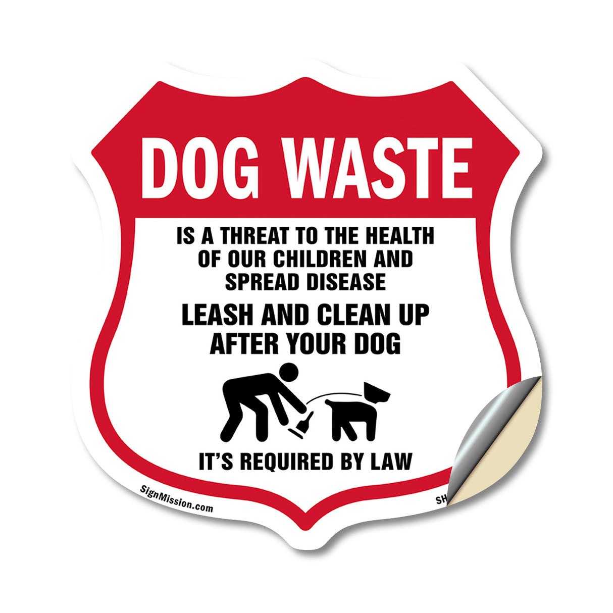 Dog Poop Dog Waste Is A Threat To The Health Of Our Children. Leash And Clean Up After Your Dog
