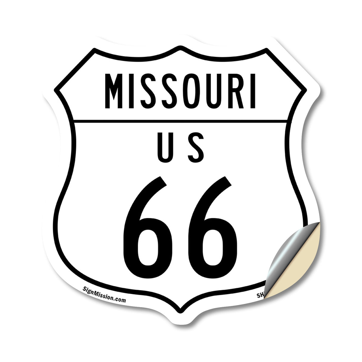 Missouri Route Marker Shield Sign Us 66