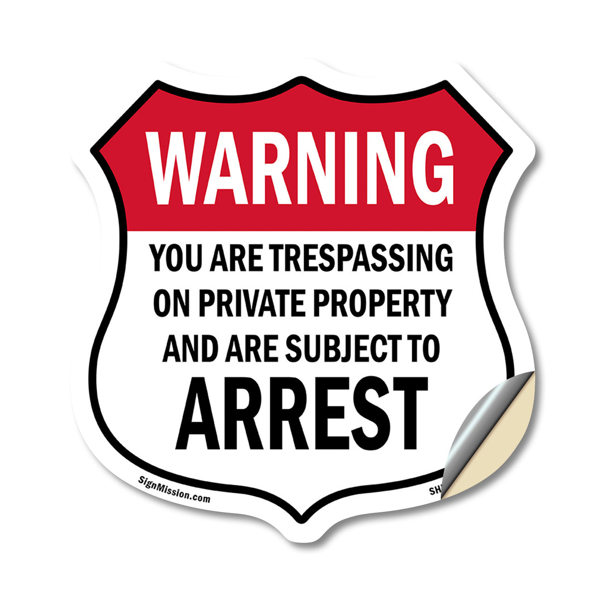 No Trespassing Warning You Are Trespassing On Private Property And Are Subject To Arrest