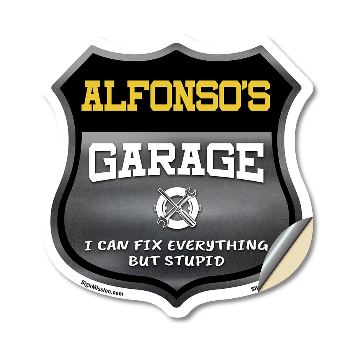 Alfonso's Garage I Can Fix Everything But Stupid