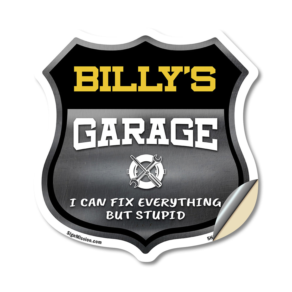 Billy's Garage I Can Fix Everything But Stupid