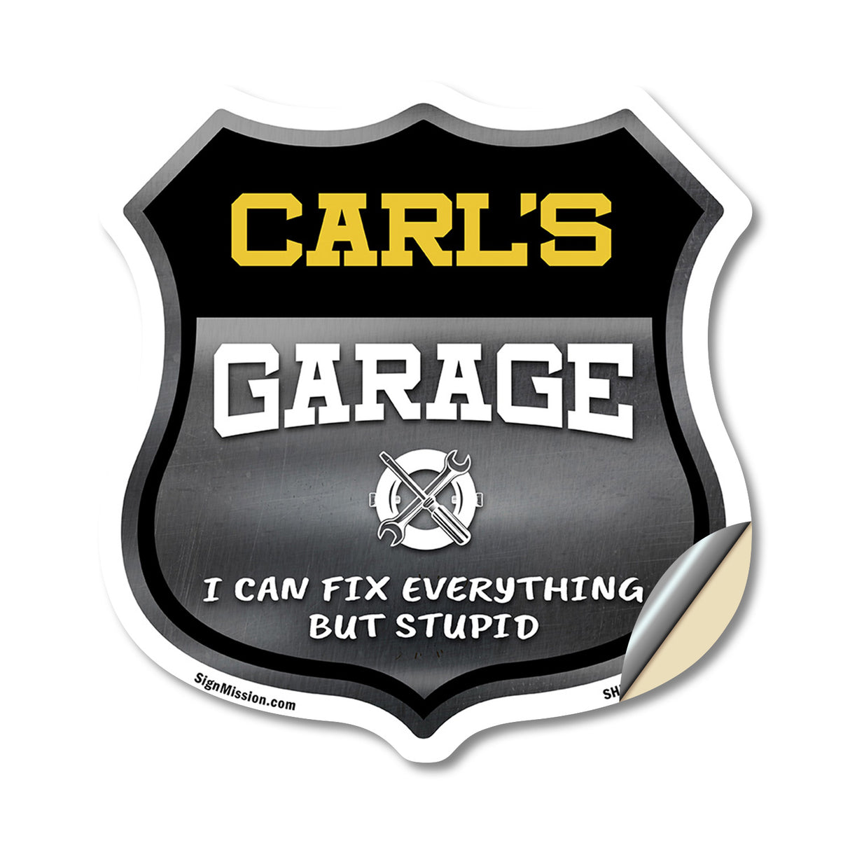 Carl's Garage I Can Fix Everything But Stupid