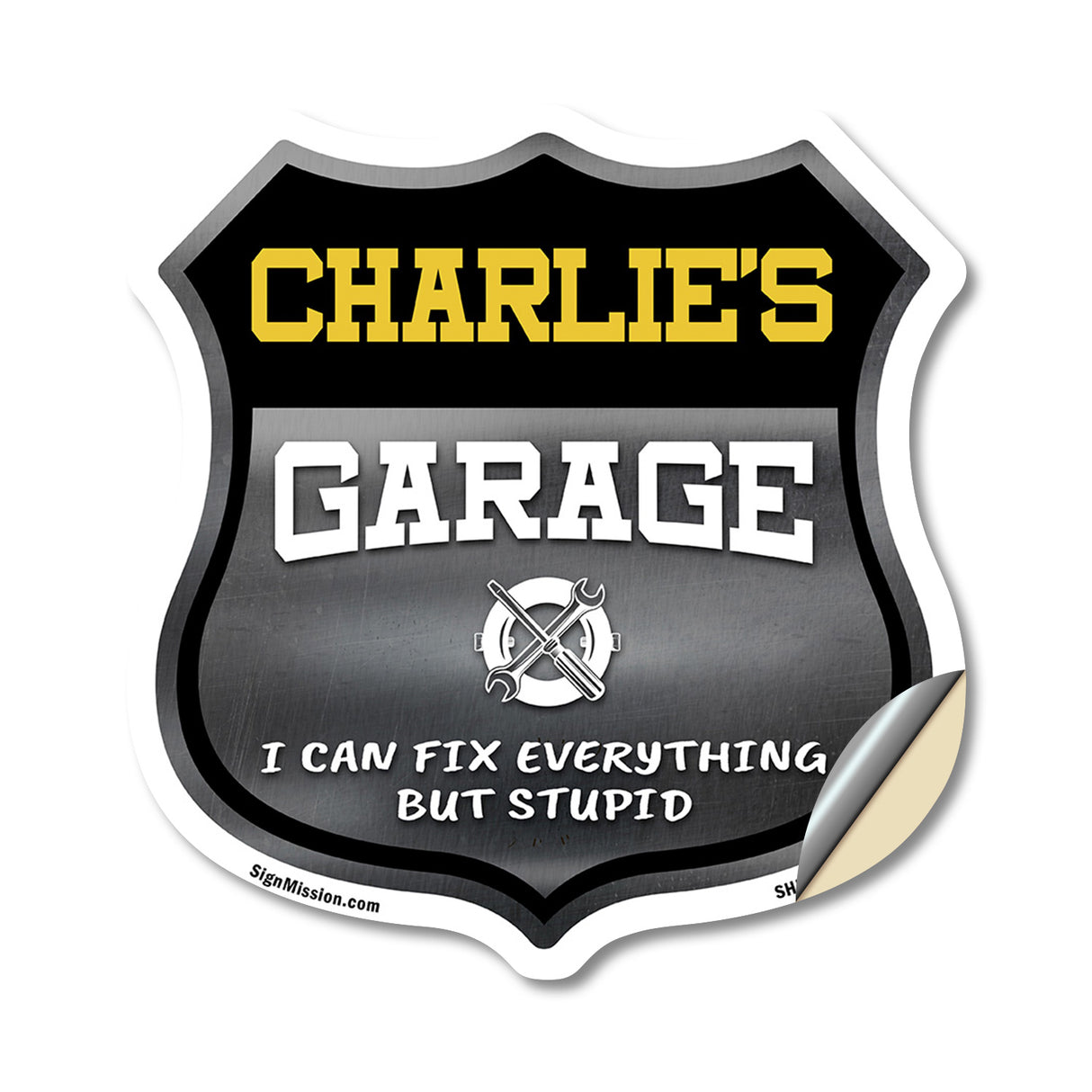 Charlie's Garage I Can Fix Everything But Stupid