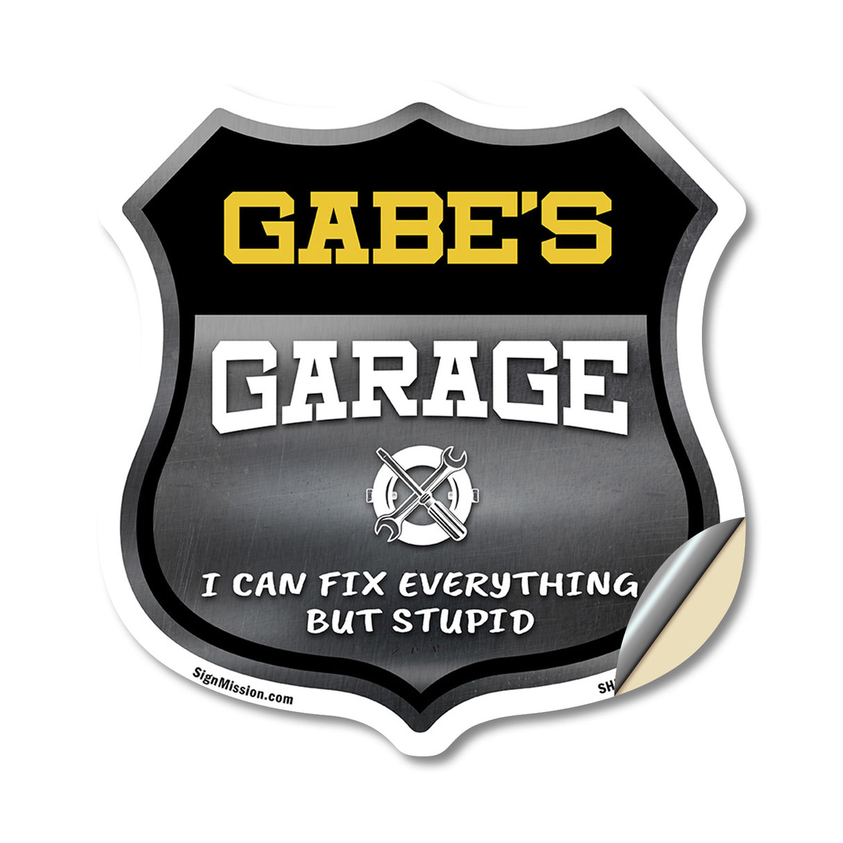 Gabe's Garage I Can Fix Everything But Stupid