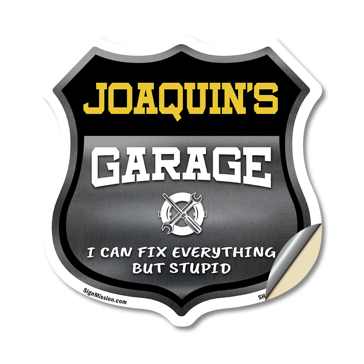 Joaquin's Garage I Can Fix Everything But Stupid