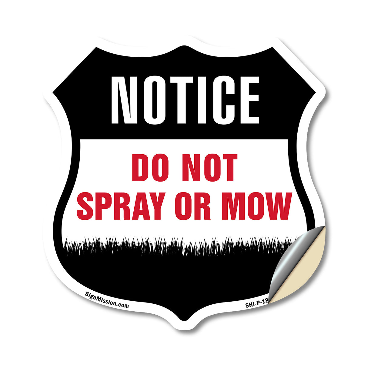Warning Do Not Spray Or Mow