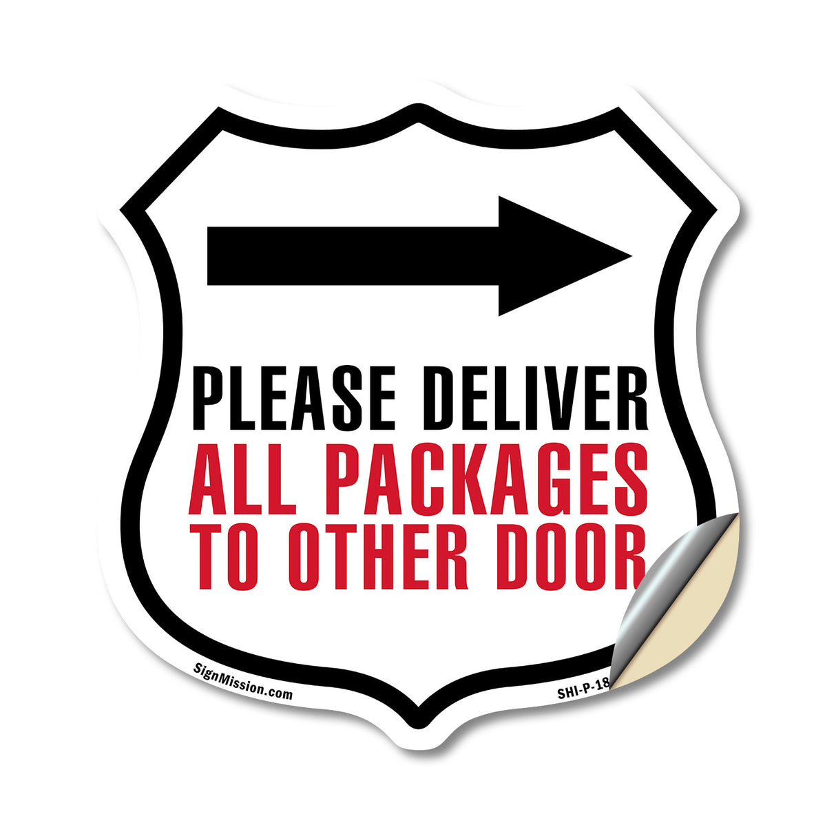 Please Deliver All Packages To Other Door Right