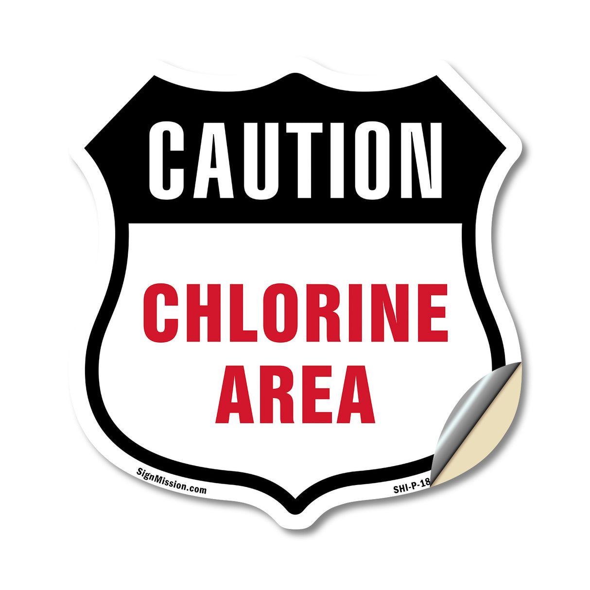 Caution Chlorine Area