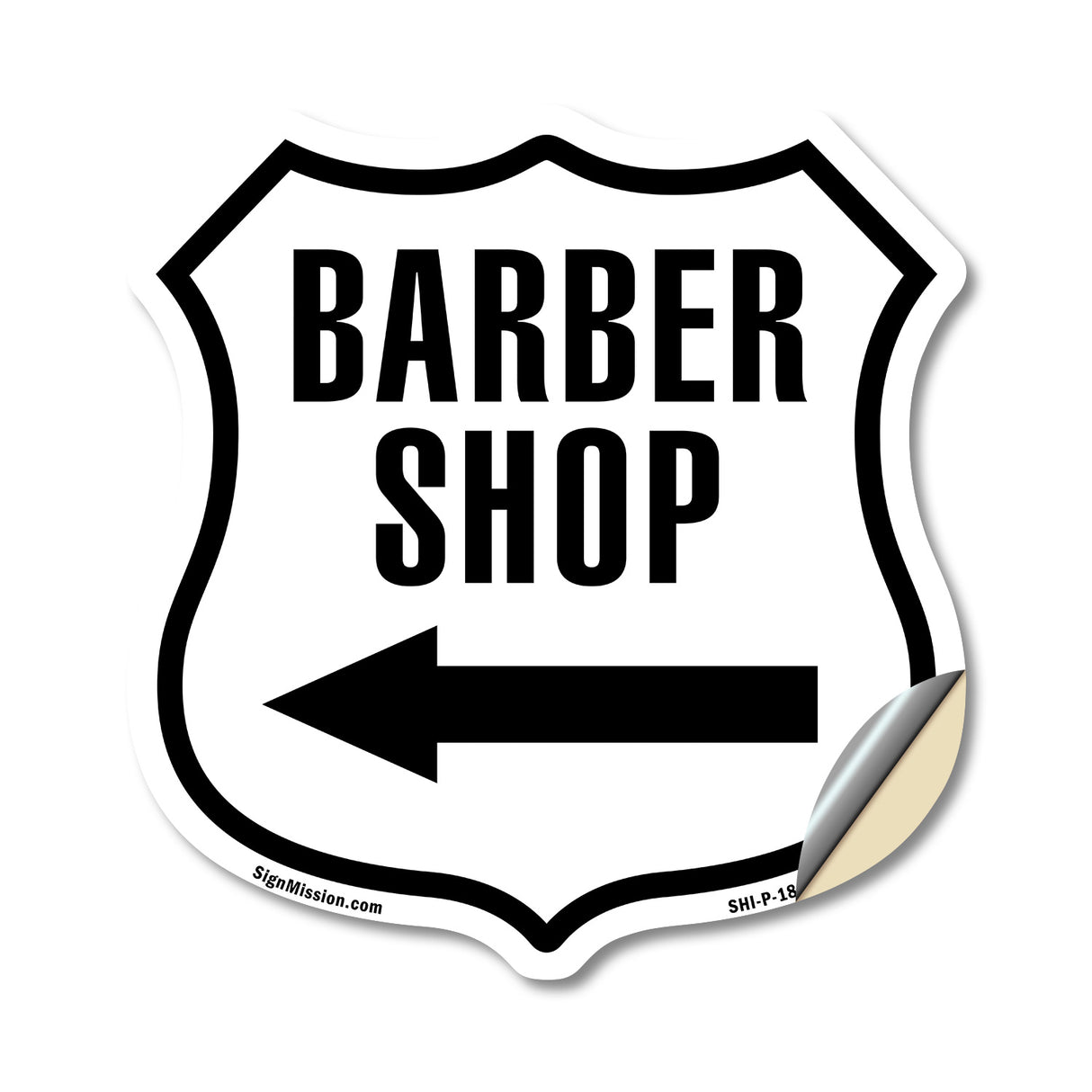 Barber Shop Left Arrow