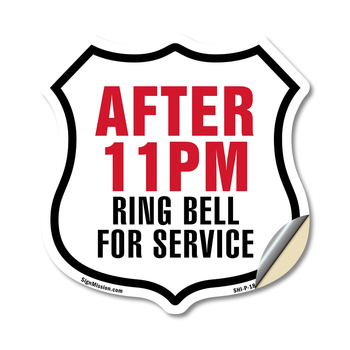 After 11 Pm Ring Bell For Service