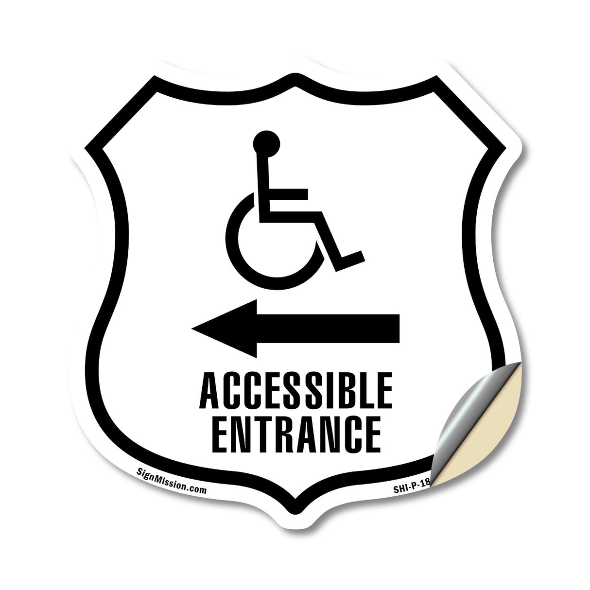 Accessible Entrance Handicap Left