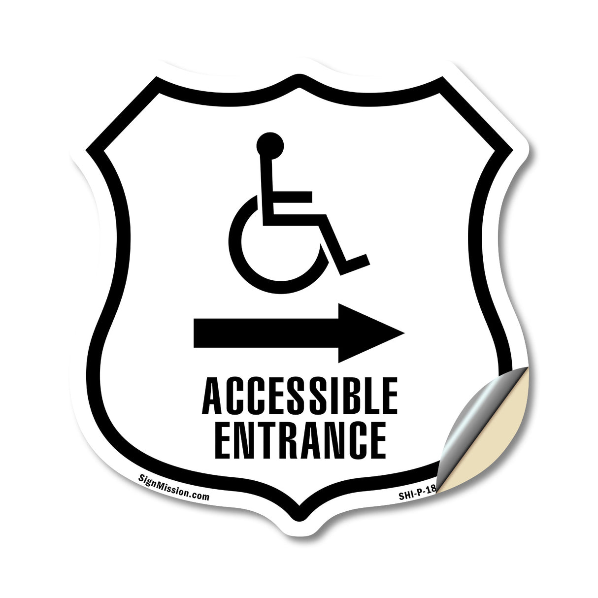 Accessible Entrance Handicap Right