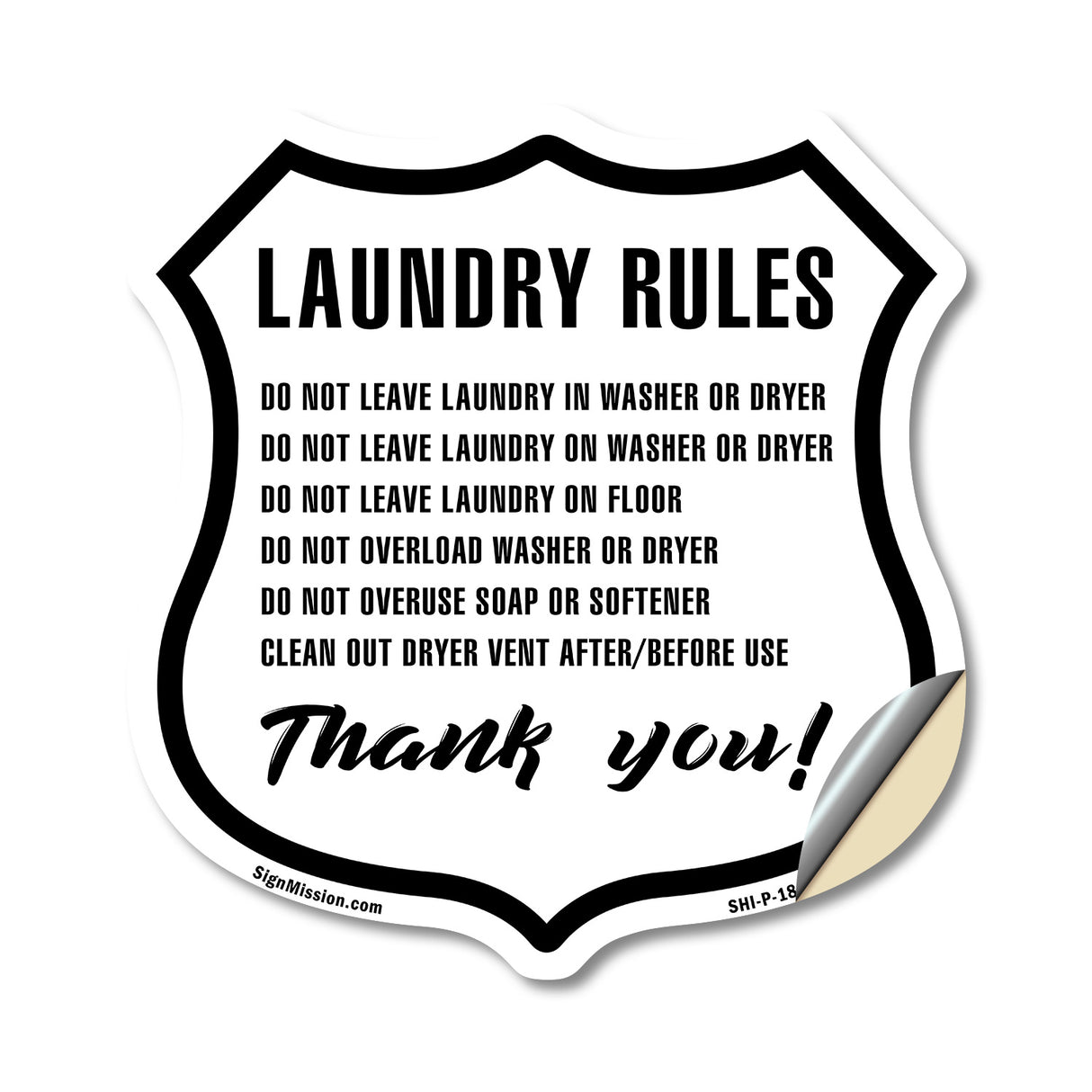 Laundry Rules