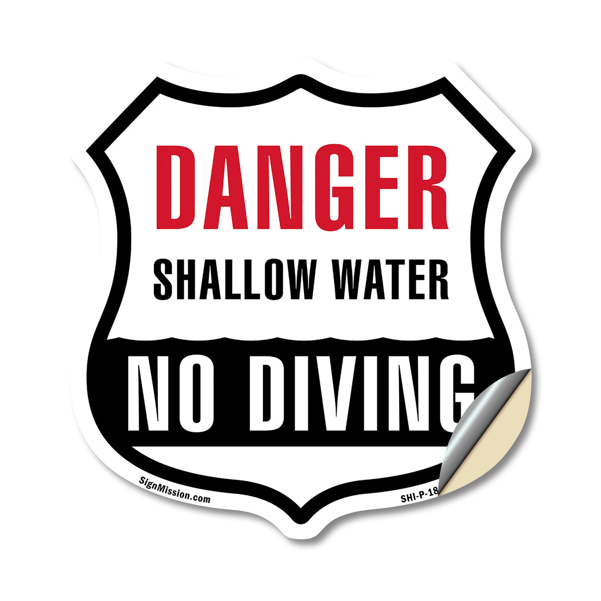 Danger Shallow Water No Diving