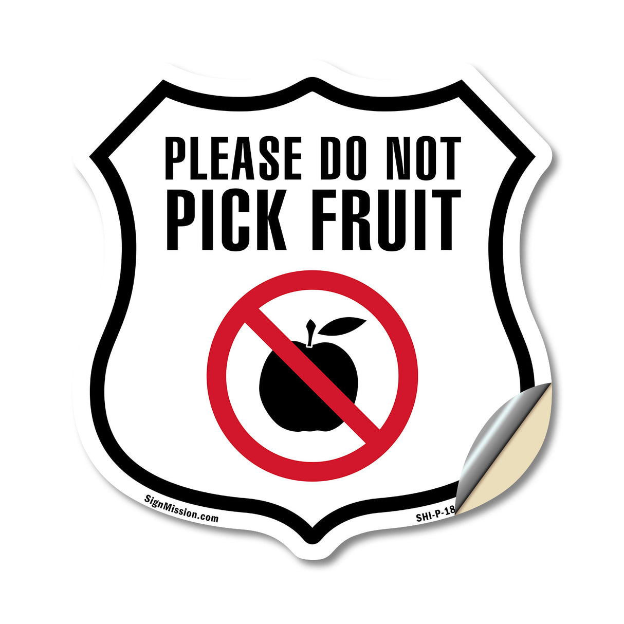 Please Do Not Pick Fruit