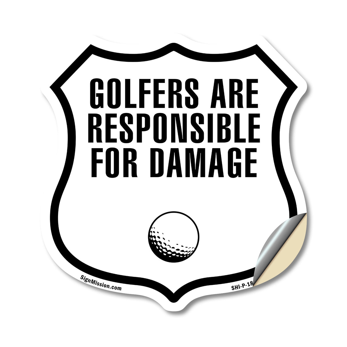 Golfers Are Responsible For Damage