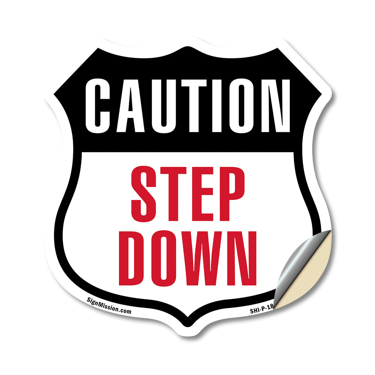 Caution Step Down