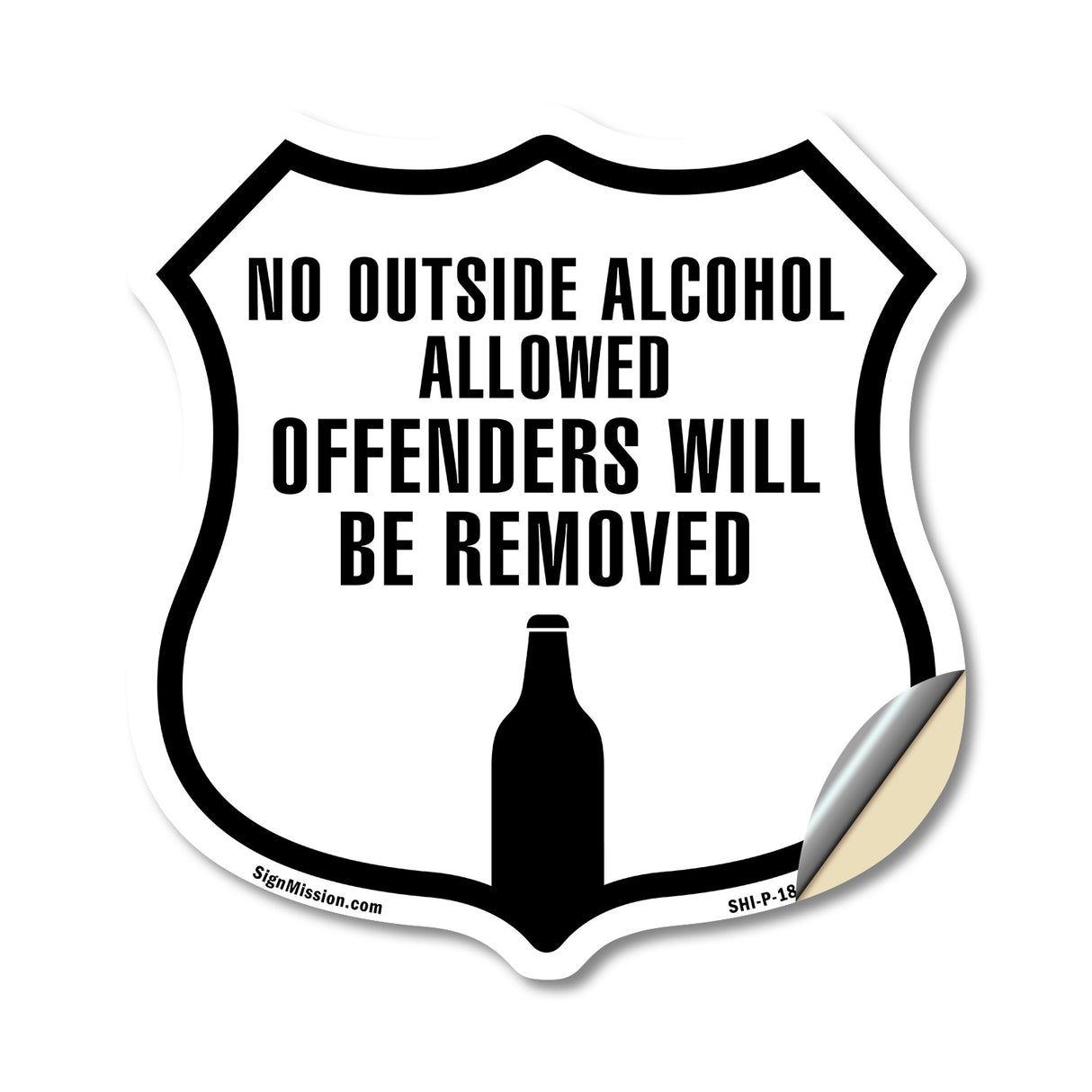 No Outside Alcohol Allowed Offenders Will Be Removed