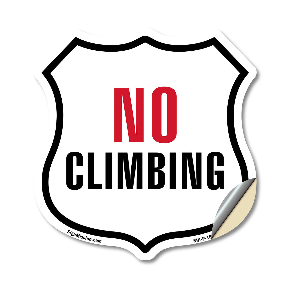 No Climbing