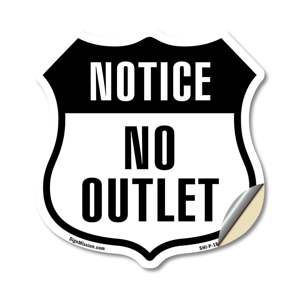 Notice No Outlet