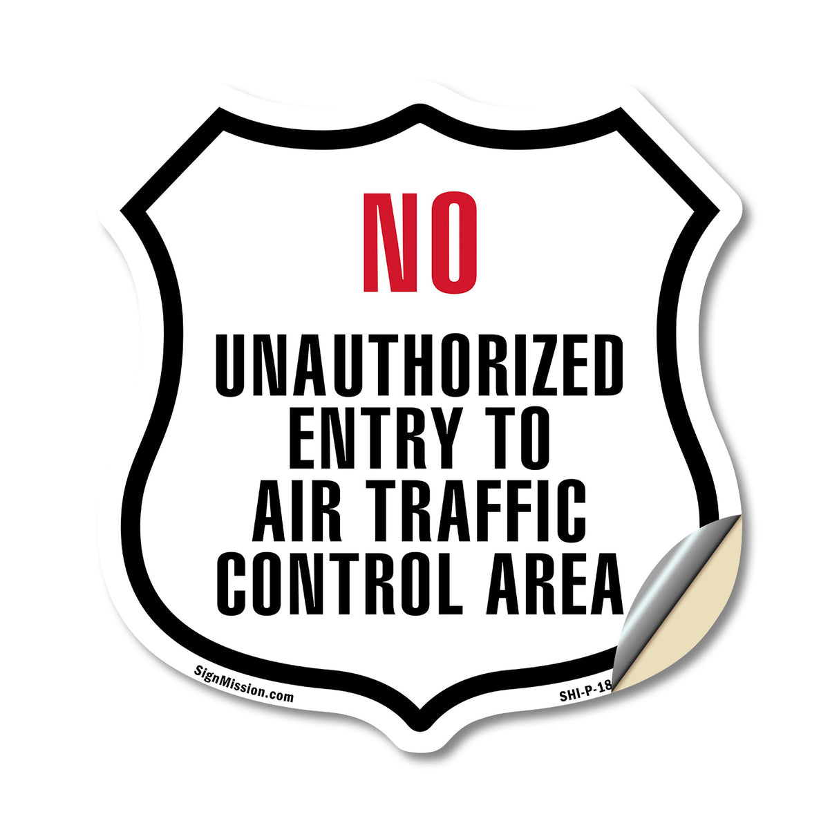 No Unauthorized Entry to Air Traffic Control Area