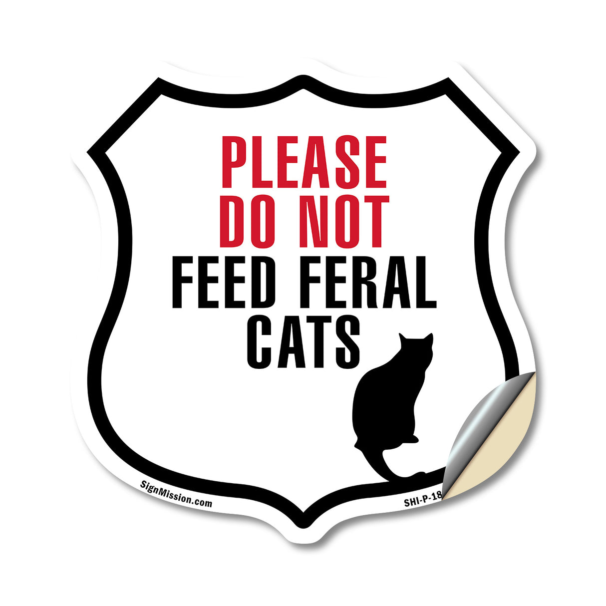 Please Do Not Feed Feral Cats