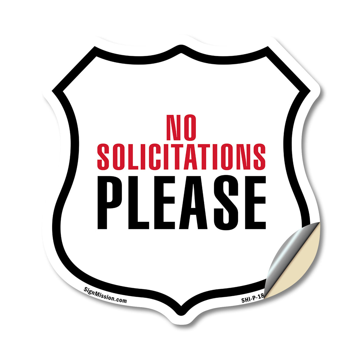 No Solicitations Please