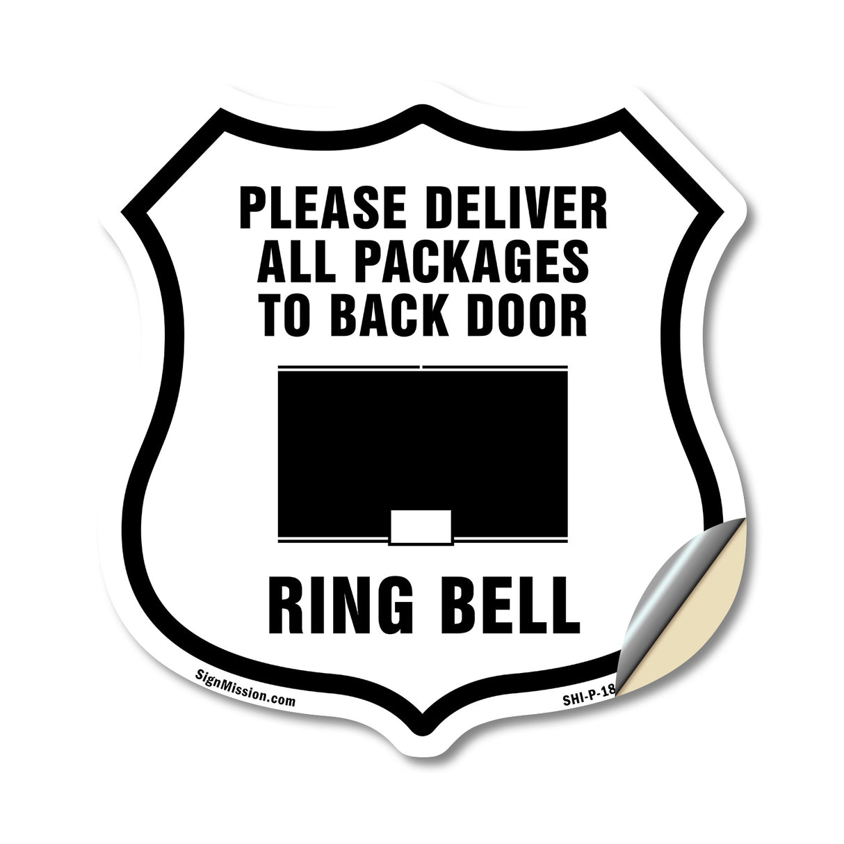 Please Deliver All Packages To Back Door Ring Bell