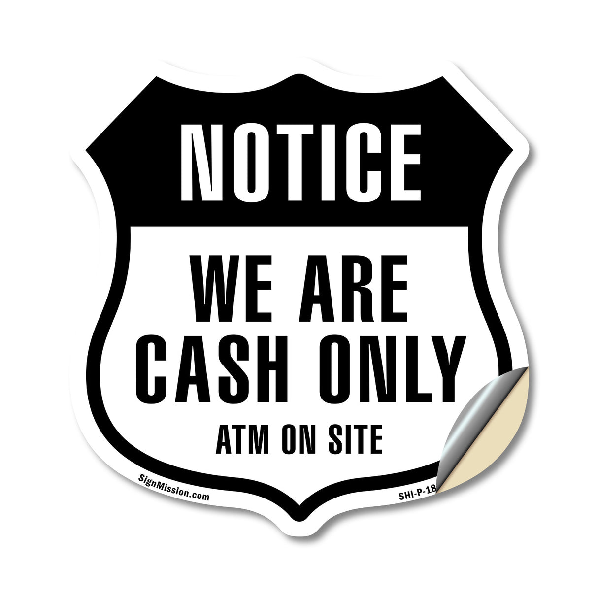Notice We Are Cash Only ATM On Site
