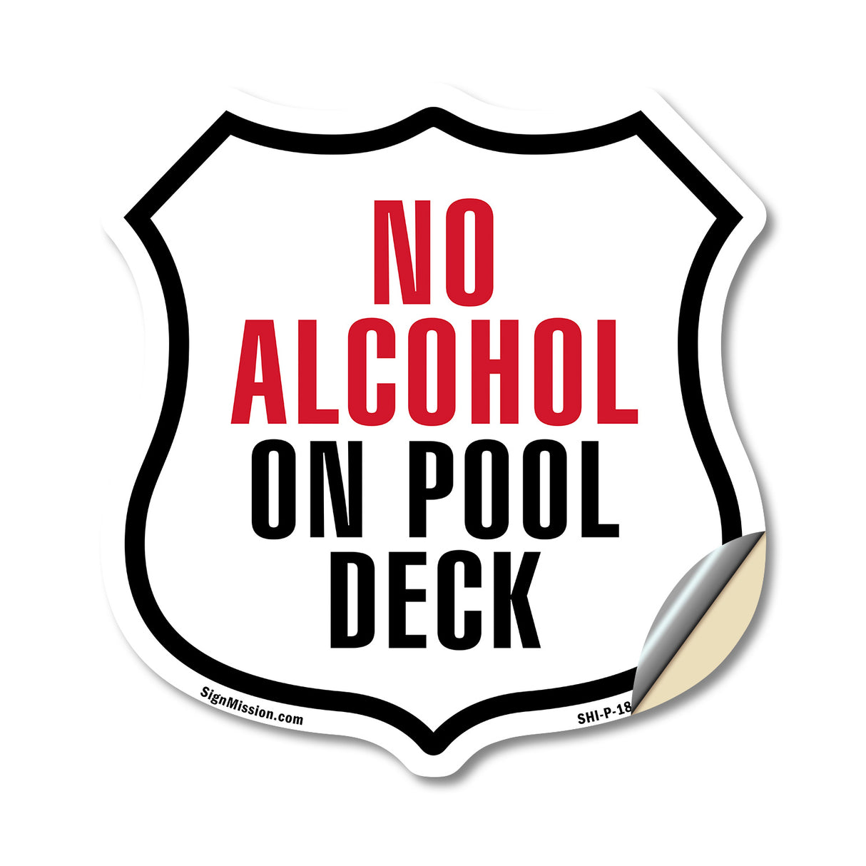 No Alcohol On Pool Deck