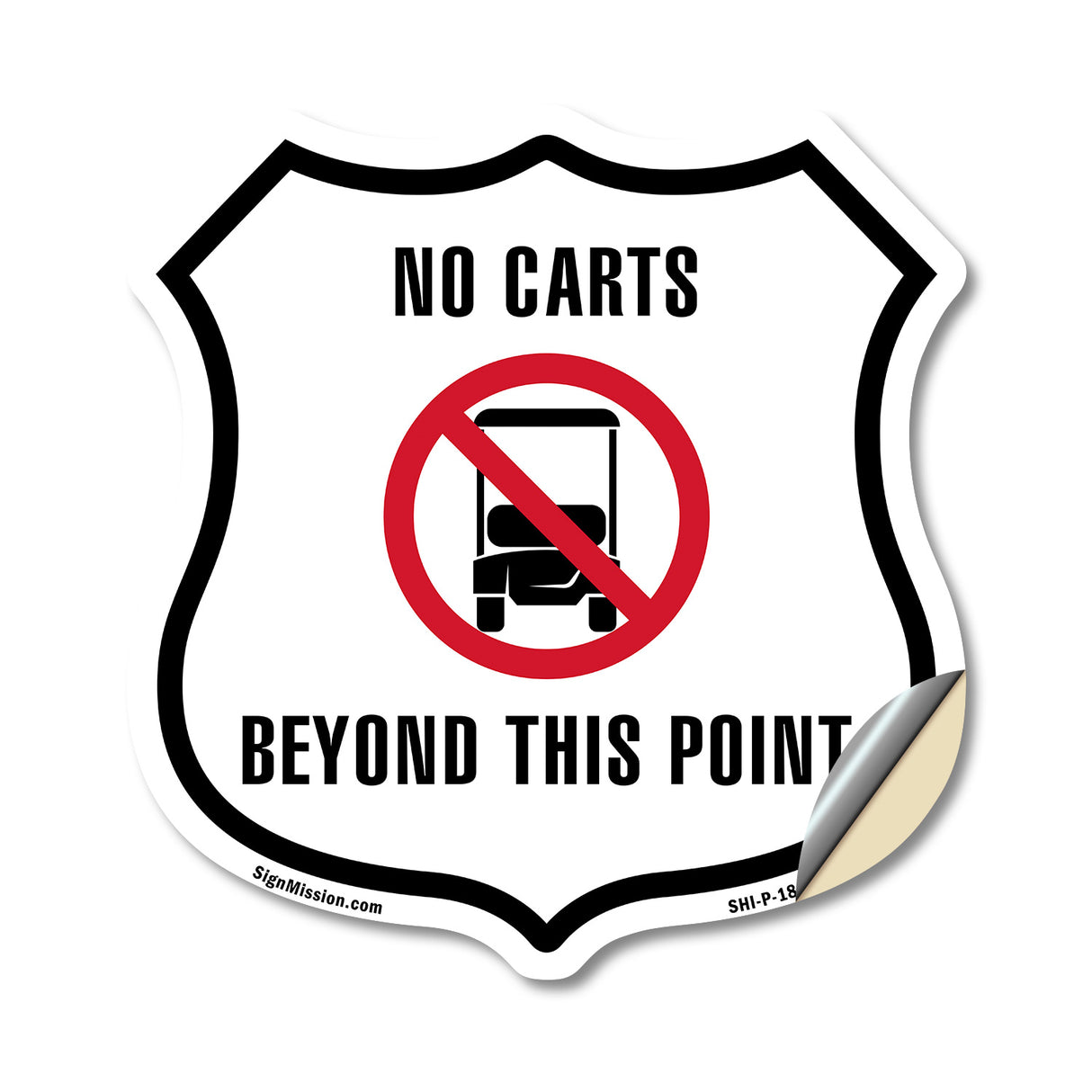 No Carts Beyond This Point